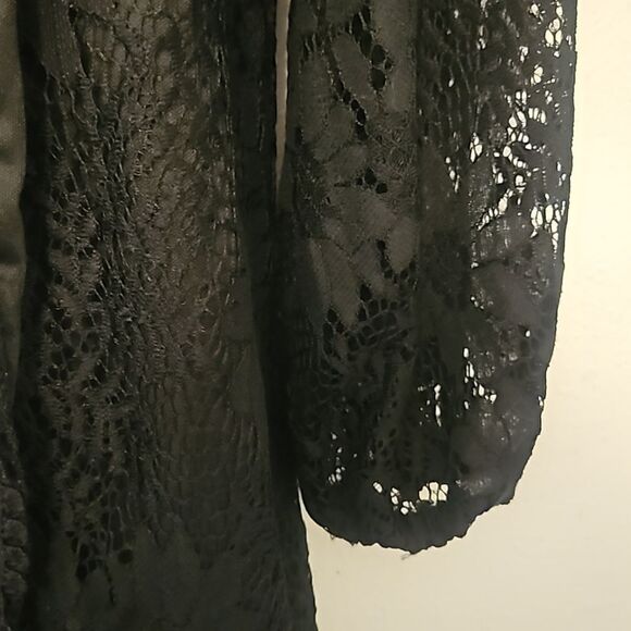 HALF ISLAND WOMAN LACE MINI DRESS L - Picture 5 of 8